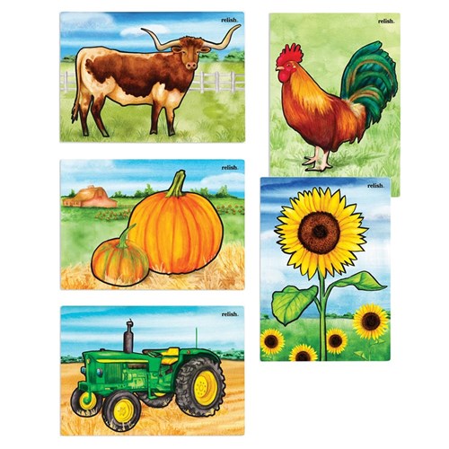 Aquapaint - Farm Memories - Pack of 5