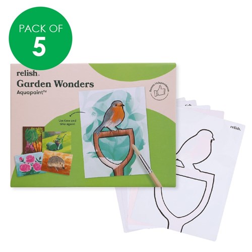 Aquapaint - Garden Wonders - Pack of 5