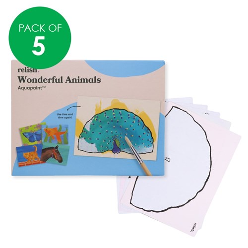 Aquapaint - Wonderful Animals - Pack of 5