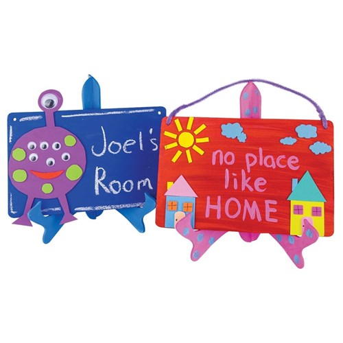 Colourful Wooden Plaque & Stand