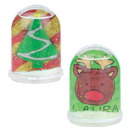 Illustrated Snow Globe Characters